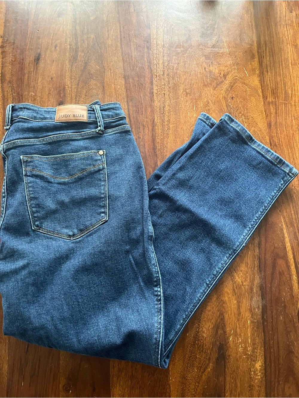 Judy Blue High Rise Straight Leg Stretch Jeans –  Medium Wash - Size 18W